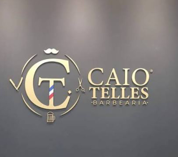Logo Caio Telles Barbearia