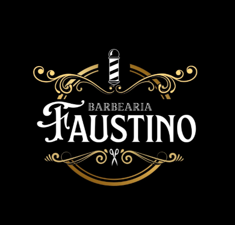 Logo Barbearia Faustino
